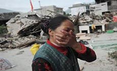 Twin China Quakes Leave Dozens Dead