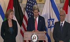 Kerry: ’Israeli’, Palestinian Authority Peace Talks to Last 9 Months