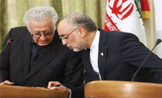 Salehi, al-Ibrahimi Call for Political Solution to Syrian Crisis