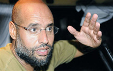 Gaddafi Son Appears in Court on National Security Charges