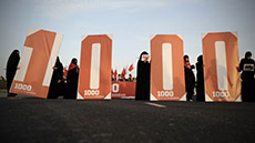 Bahrainis Mark 1000 Days of Protests against Regime