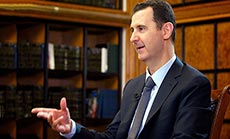 Al-Assad: Western Leaders Act According to Selfish Interests