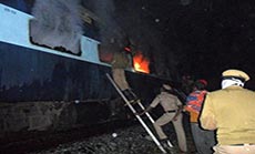 Fire on Indian Train Kills at Least 23 People