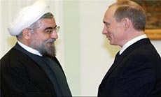 Rouhani, Putin Discuss Developments, Expansion of Ties