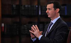 Al-Assad: Military Actions to End in A Year, National Reconciliation A Must 