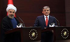 
Iranian, Turkish Presidents Pledge Partnership despite Syria Rift
