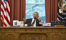 Obama Stresses Iraq Unity, Discusses Ukraine with Hollande