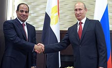Putin: Russia, Egypt Looking to Create a Free Trade Zone 