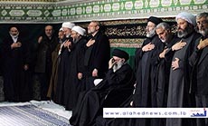 Imam Khamenei Attends Mourning Ceremonies for Ashoura in Tehran 
