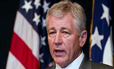 Hagel Expresses Concern over Technologies, Arms of Hizbullah 