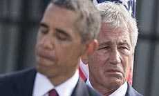 US War Secretary Chuck Hagel Resigns after Policy Clashes on Syria