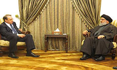 
Sayyed Nasrallah Receives Bogdanov 