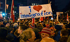 More than 30,000 Germans Protest against Anti-Islam Rallies