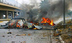 Baghdad Bombings Martyr 37, Wound 64
