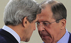 Kerry, Lavrov Open Tough talks  