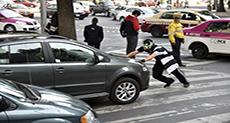 Mexico’s Masked Hero Making Streets Safe - for Pedestrians

