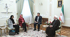 Rouhani Receives Mogherini: Deal Boosts Power of Diplomacy