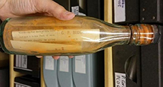 World Oldest Message in Bottle Discovered on German Island


