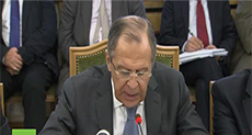 Lavrov Urges Unity among Syrian Opposition Groups

