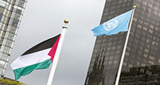 Palestinian Flag Flies at UN