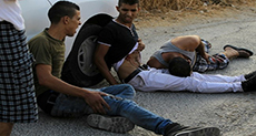 ’Israeli’ Gunfire Wounds 10 Palestinians in W Bank

