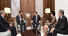 Assad to French Delegation: Terrorism Should Be Dealt With

