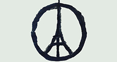 Eiffel Tower as Peace Symbol Goes Viral

