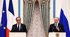 
Putin, Hollande Agree to Coordinate on ’ISIS’ Fight