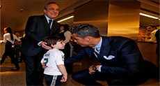 Dream Come True for Haidar as He Meets Cristiano Ronaldo
