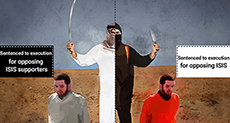 Cartoon on Imam Khamenei’s Official Website Equates ’ISIS’ with KSA after Executions
