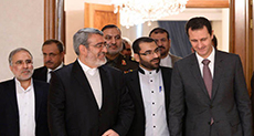 Al-Assad Receives Iranian Interior Minister, Appreciates Support in Facing Terrorism
