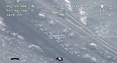 Iranian Drone over US Aircraft Carrier

