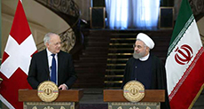 Iranian President Receives Swiss Counterpart, Hails People’s Participation in Elections

