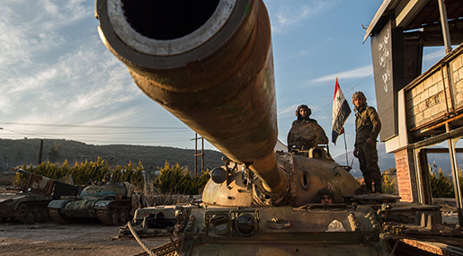 Syrian Army Closing in on Aleppo-Raqqa Border
