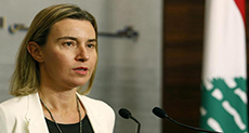 Mogherini Starts Beirut Visit by Meeting PM