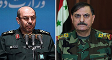Iranian Defense Minister Congratulates Syrian Counterpart for Palmyra Victory
