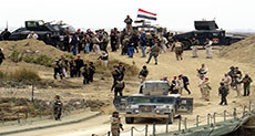 Iraqi Forces Liberate Central Hit in Anbar