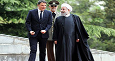 Italian PM, Top Delegation Visit Tehran