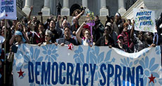 More than 400 Arrested as Democracy Spring Calls for Fairer Elections