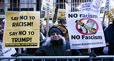 New Yorkers Rally against ’Racist’ Trump

