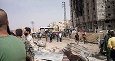 Car Bomb near Damascus Martyrs at Least 8
