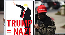 California Protesters to Trump: Stop Hate
