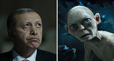 Turkish Court Convicts Man for Comparing Precious President Erdogan to Gollum
