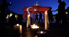Cities Light Up for Turkey as Darkness Falls
