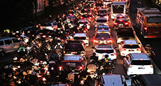 Indonesia Traffic Jam Kills 12!