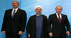 Iran, Azerbaijan, Russia Hold Trilateral Summit in Baku