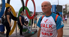 Russian Pensioner Walks 18,200km to His «Dream City»
