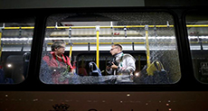 Rio Games Bus Hit by Gunfire