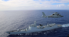 China Navy Holds Drill in Sea of Japan
