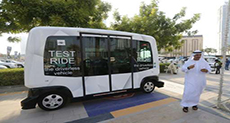 Dubai Debuts Driverless Minibus
